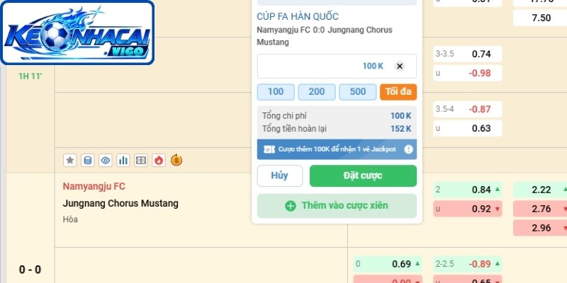 Thắng nửa hoặc thua nửa kèo chấp 3/4 là gì?
